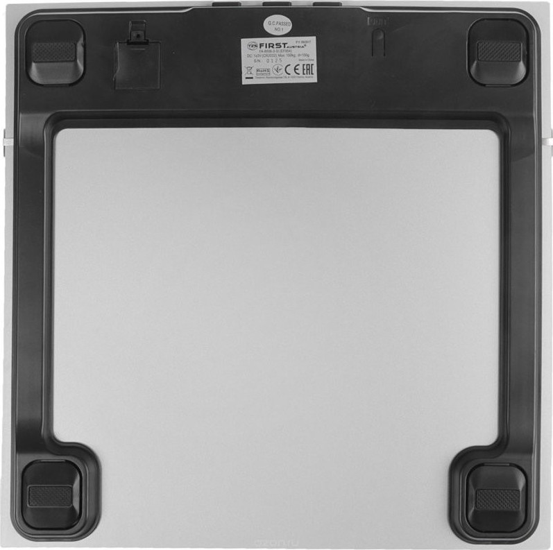 FIRST AUSTRIA FA-8006-3 BATH DIGITAL SCALE 150KG FAT ANALYSIS BLACK