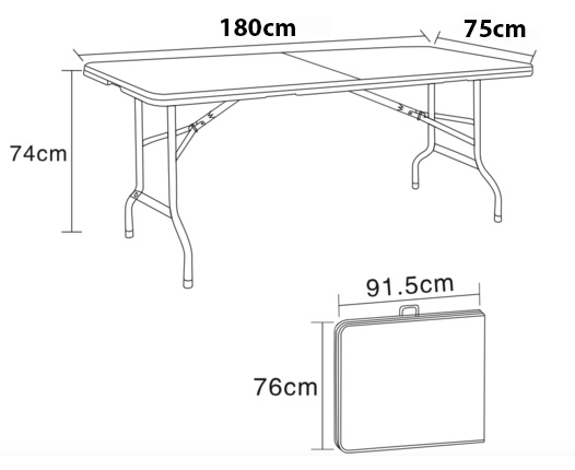 SUPERLIVING AUSTIN ΑΝΑΔΙΠΛΟΥΜΕΝΟ ΤΡΑΠΕΖΙ 180X75CM