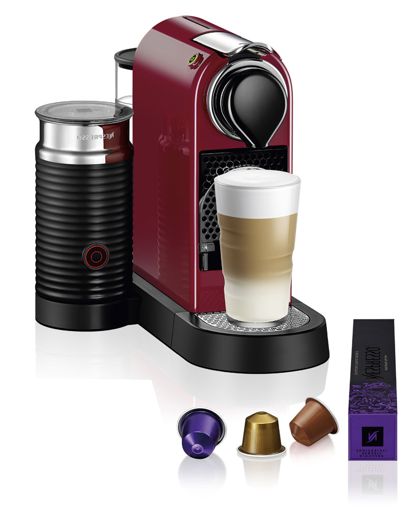 NESPRESSO CITIZ&MILK CHERRY RED