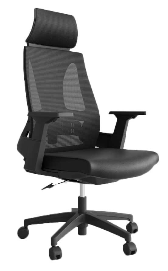 DOVE MANAGERIAL OFFICE CHAIR BLACK 127X65X64CM