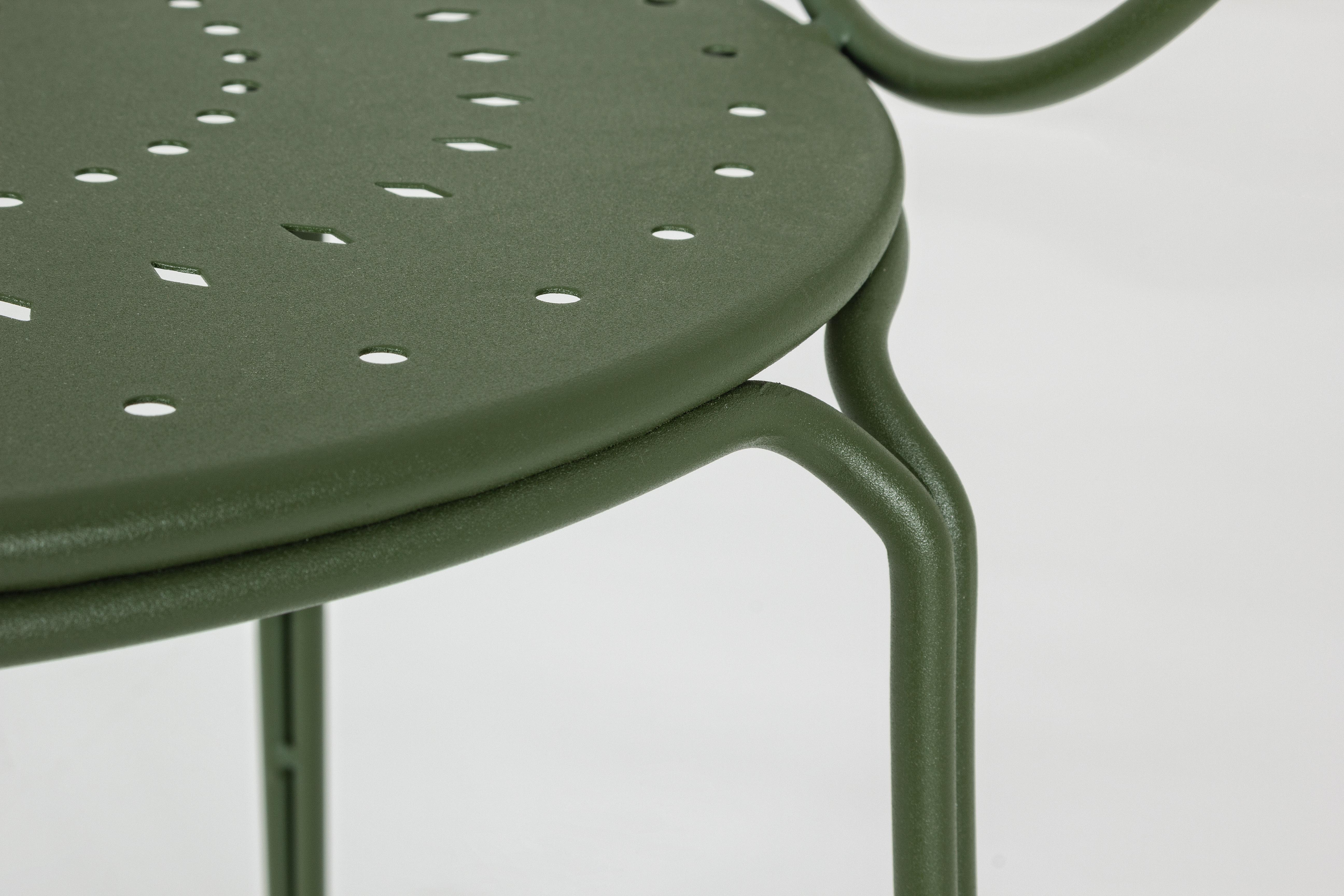 BIZZOTTO ETIENNE OUTDOOR CHAIR 49X49X89CM - GREEN