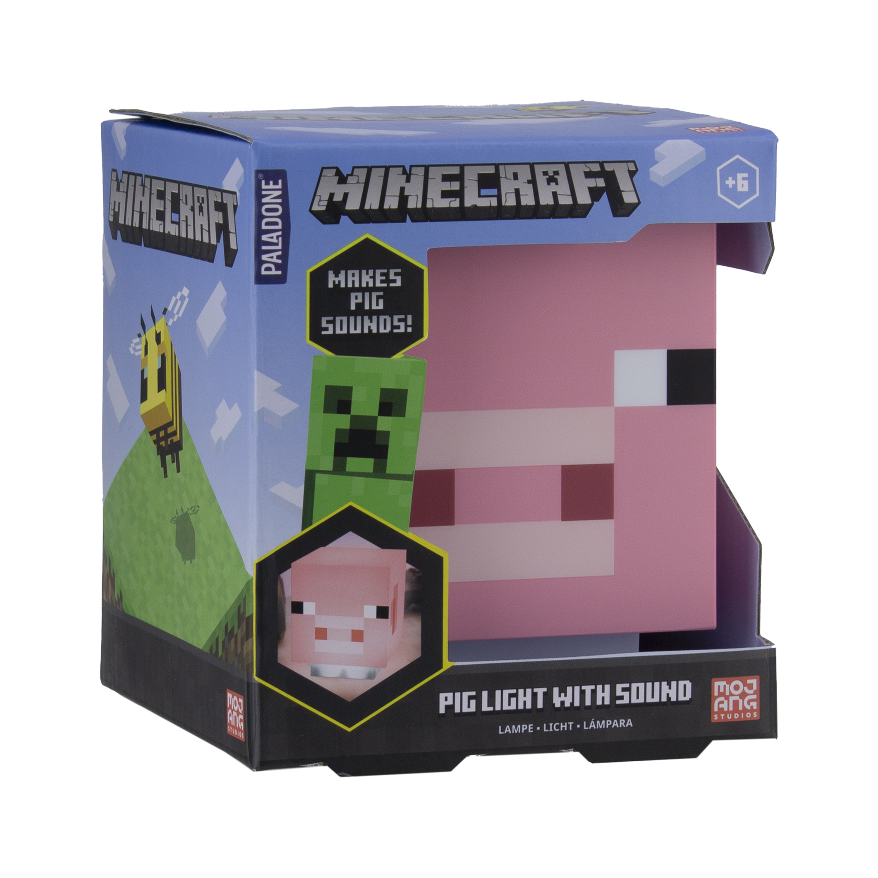 PALADONE PP8748MCF MINECRAFT PIG LIGHT WITH SOUND