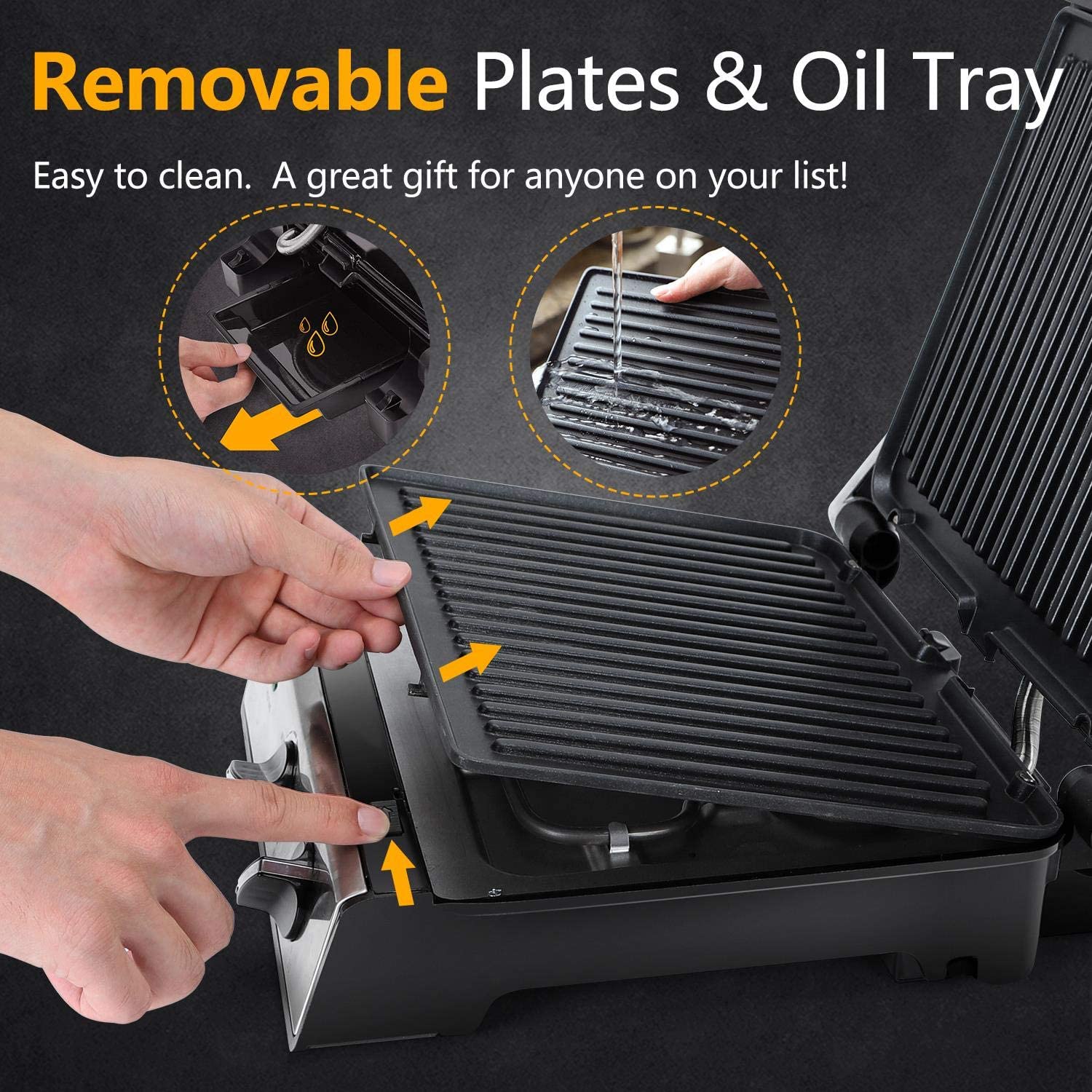 MATESTAR MAT-213GR GRILL PLATE 2000W