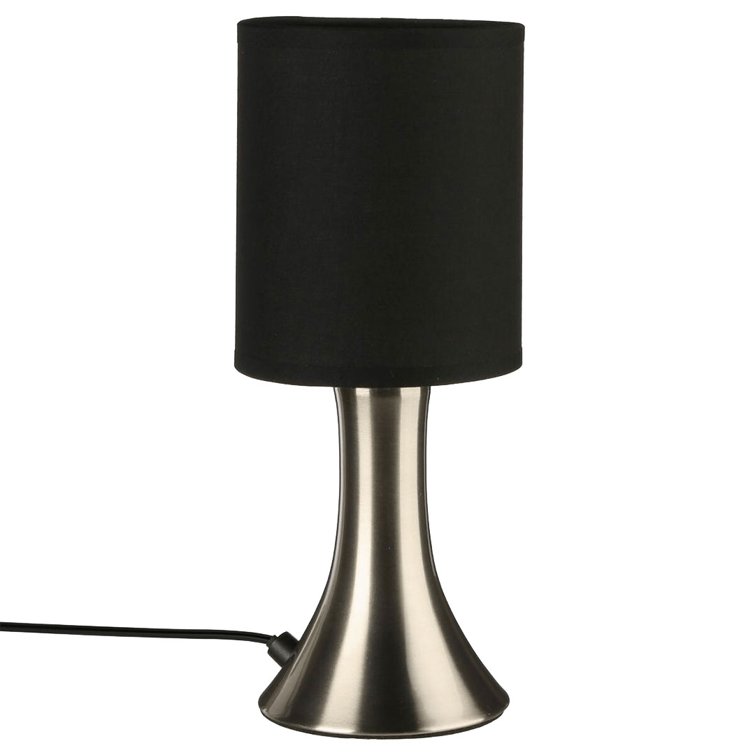 ATMOSPHERA 'TOGA' 1xE14 (MAX.40W) TABLE LAMP BLACK IP20 Ø117xH280MM