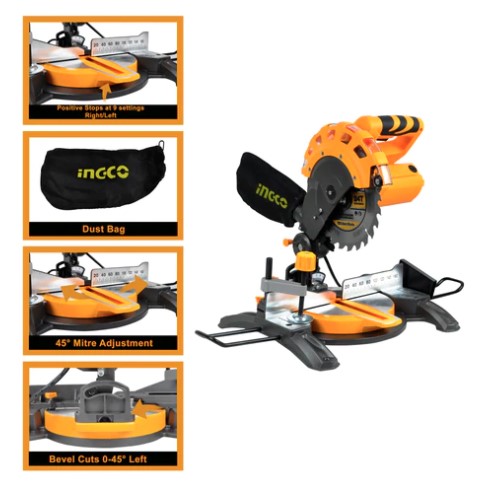 INGCO BMS14007 8-1/4 MITRE SAW 1400W