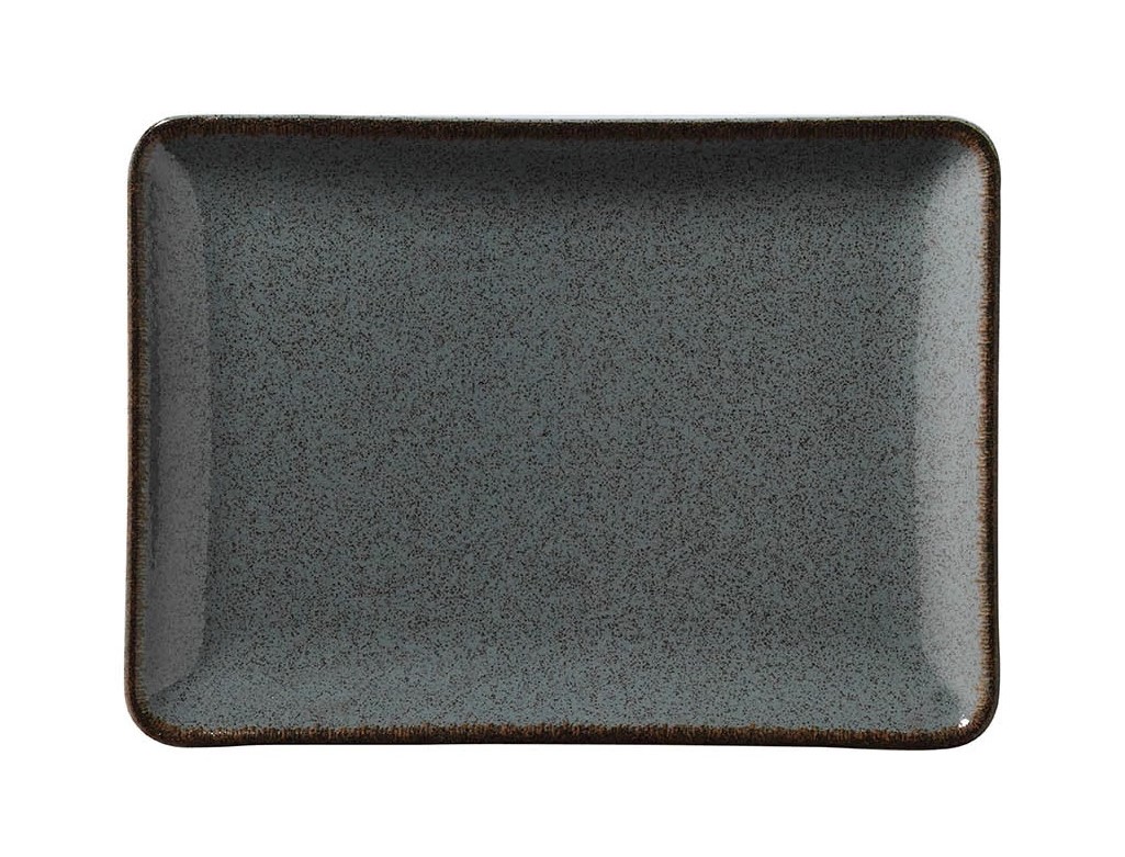 MOOD RECTANGULAR PLATTER 23X17CM BLUE