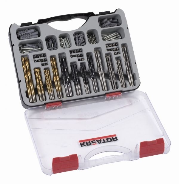 KREATOR KRT012802 DRILL ACCESSORIES SET 36X35X27CM - 275PCS 