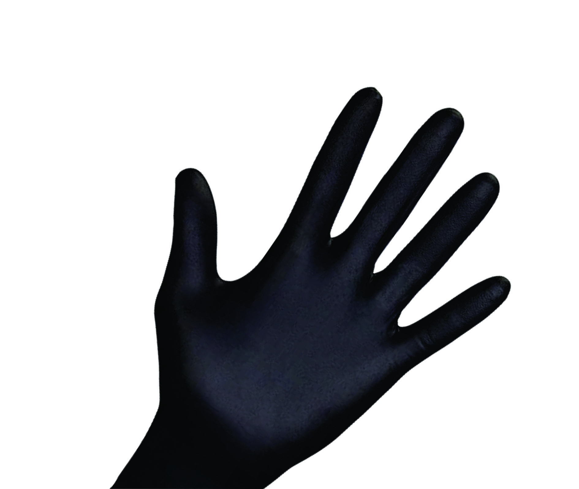 UNIC NITRILE BLACK GLOVES 100PCS MEDIUM