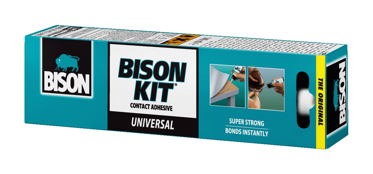 BISON KIT SUPER-STRONG UNIVERSAL CONTACT ADHESIVE 55ML BOX