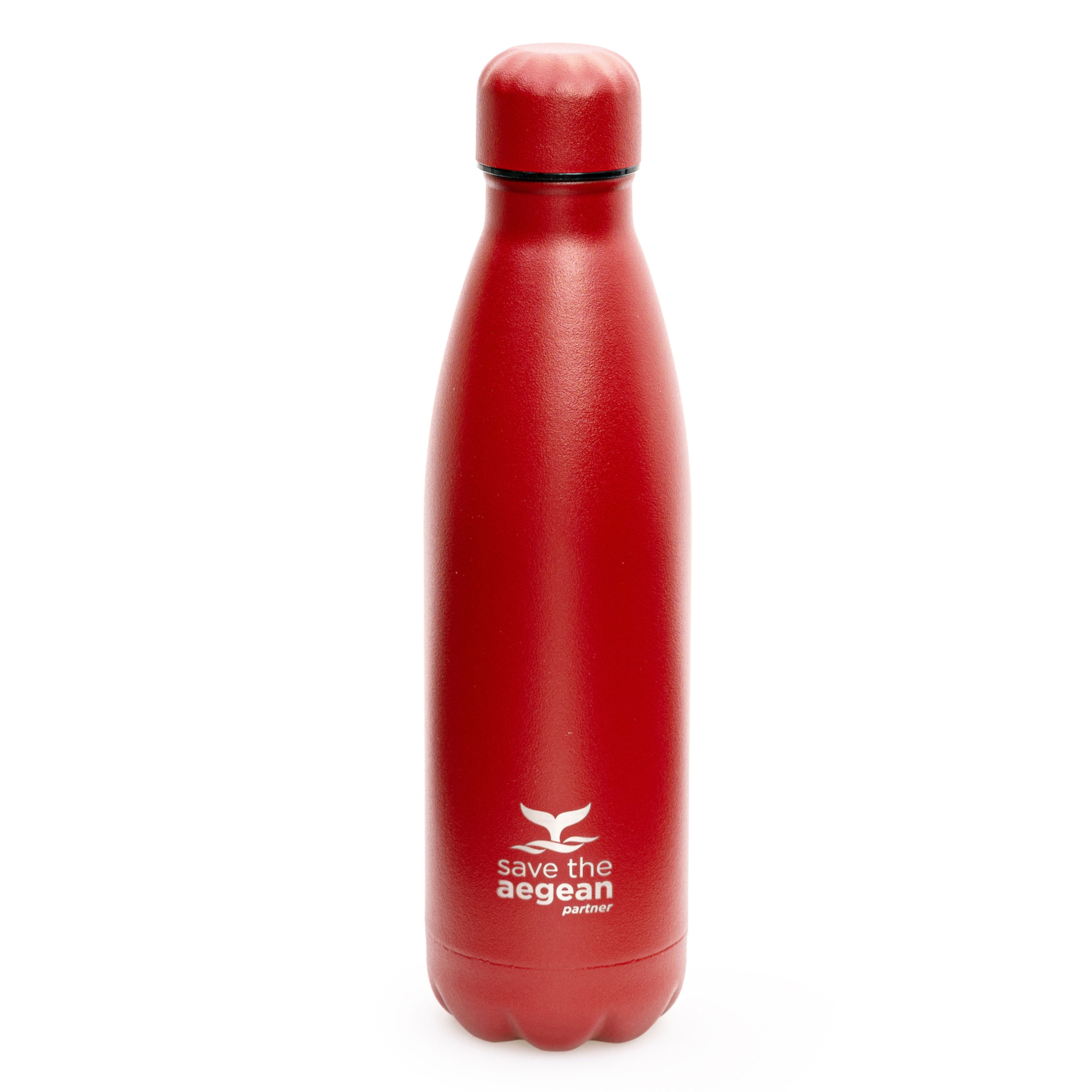 ESTIA 01-8543 TRAVEL BOTTLE SAVE THE AEGEAN 500ML RED