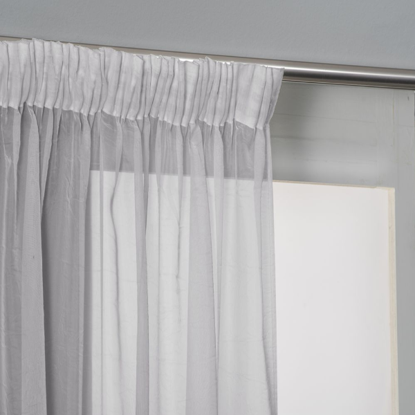 EASYHOME CURTAIN BIANCA GREY 140X270CM