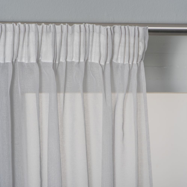 EASYHOME CURTAIN ROSALIND GREY 140Χ270CM