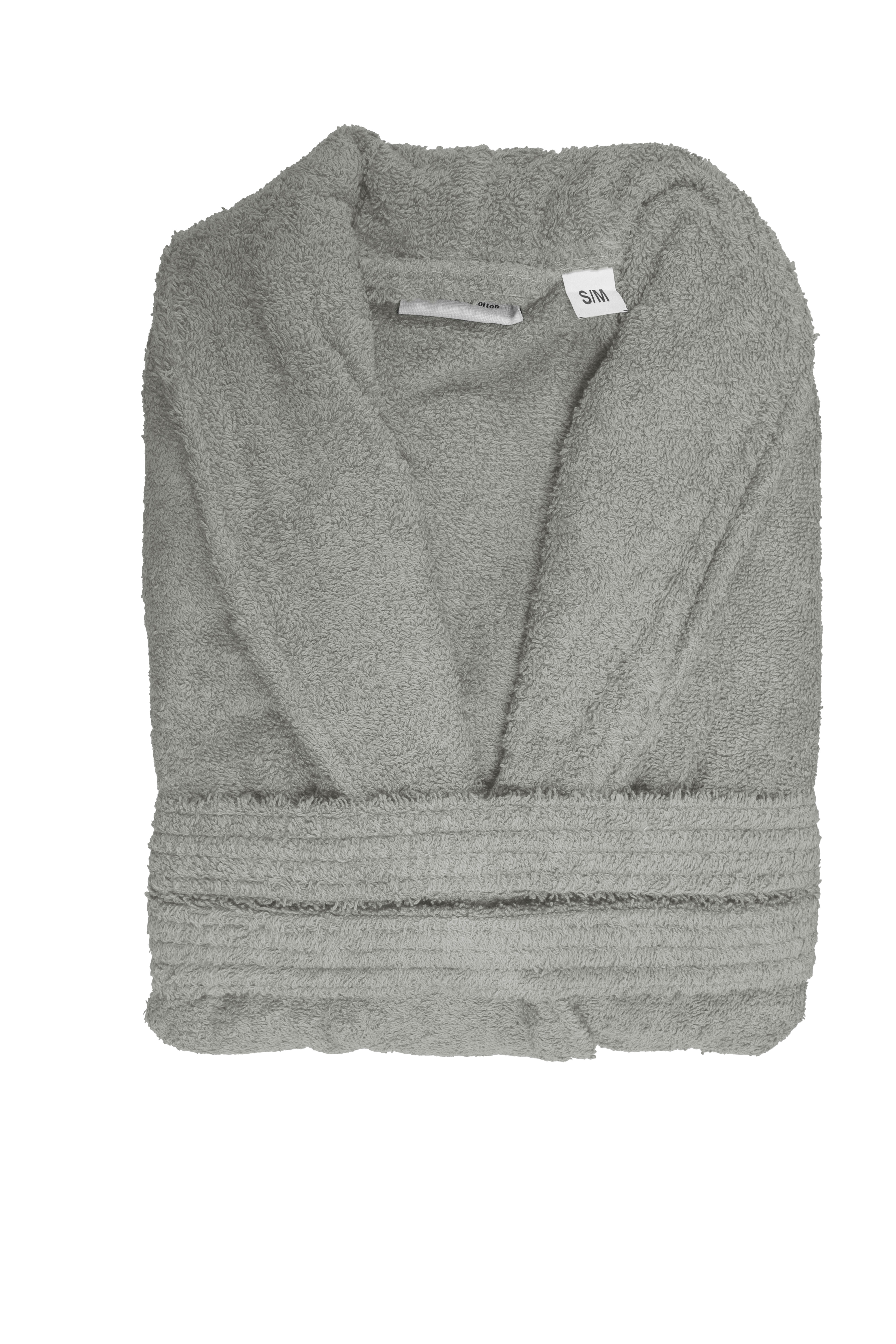 SENSIA BATHROBE S/M GREY 400GSM   