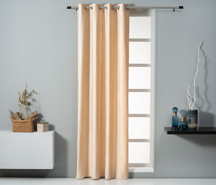 EASYHOME CURTAIN PANDORA BEIGE 140Χ260CM