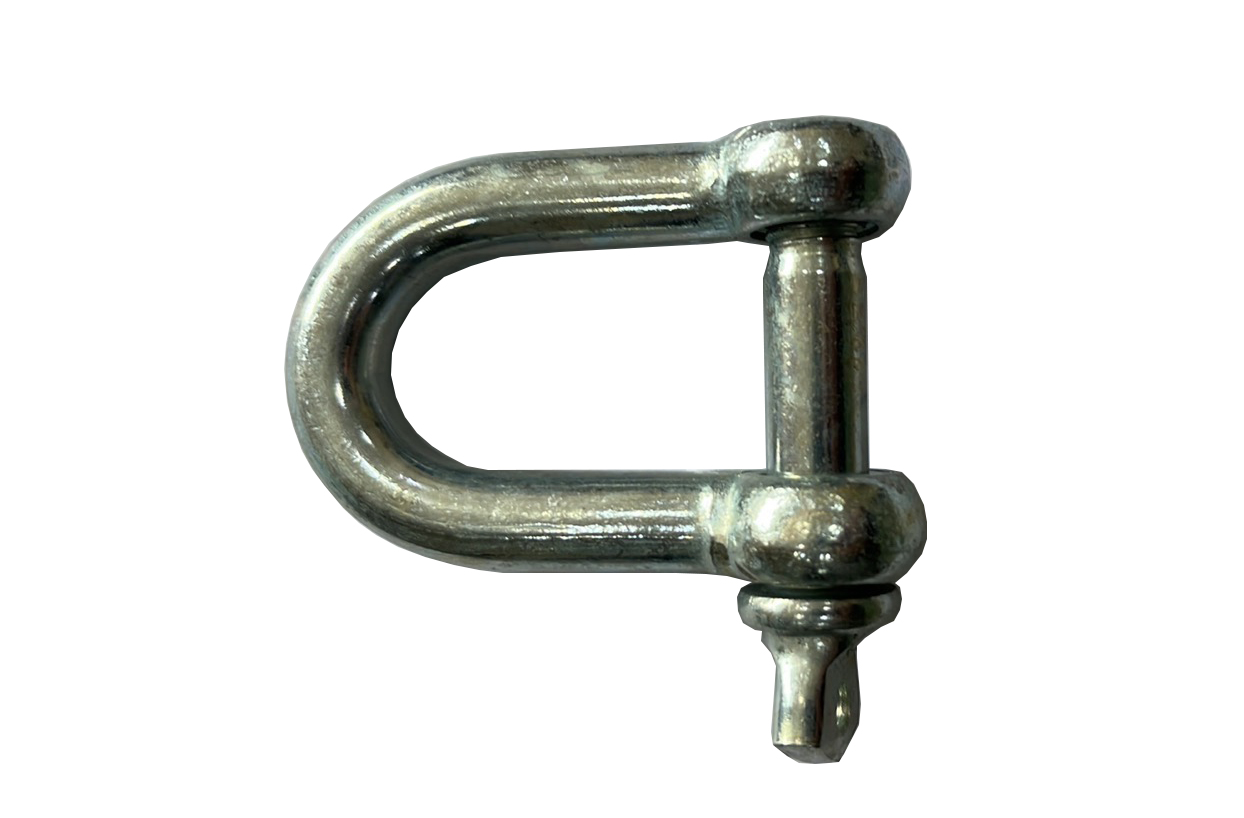 D SHACKLES STRAIGHT ZINC 12MM