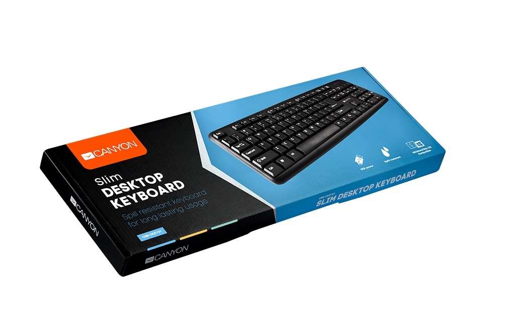 CANYON WIRED KEYBOARD BLACK