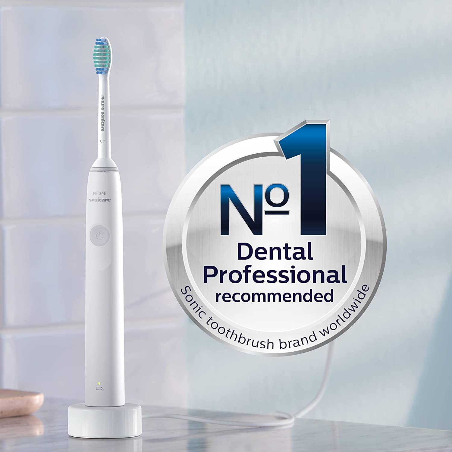 PHILIPS HX3641/02 SONICARE 1100 ΗΛΕΚΤΡΙΚΗ ΟΔΟΝΤΟΒΟΥΡΤΣΑ ΛΕΥΚΗ