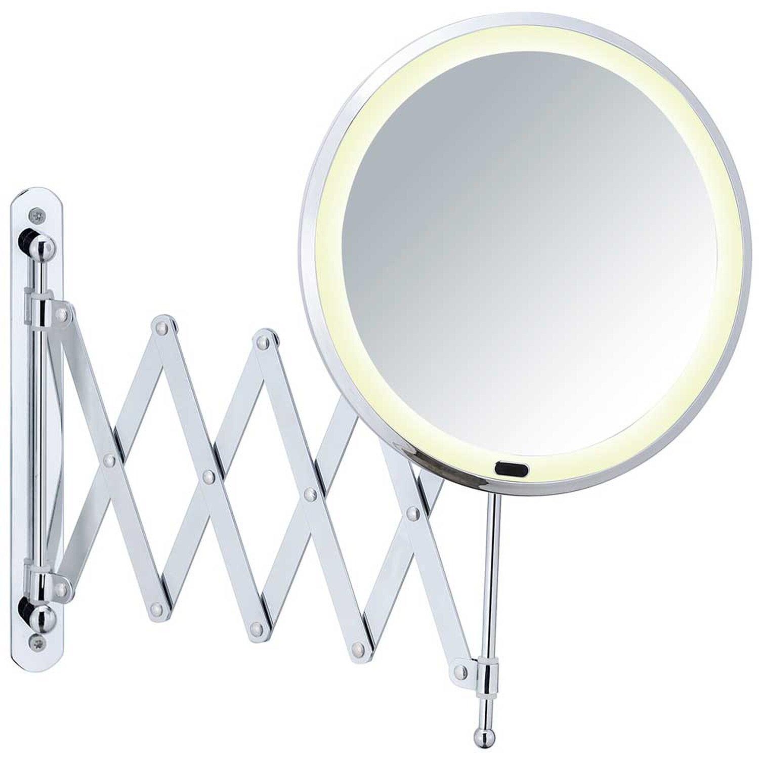 WENKO LED TELESCOPIC MAGNIFYING MIRROR BARONA D20CM