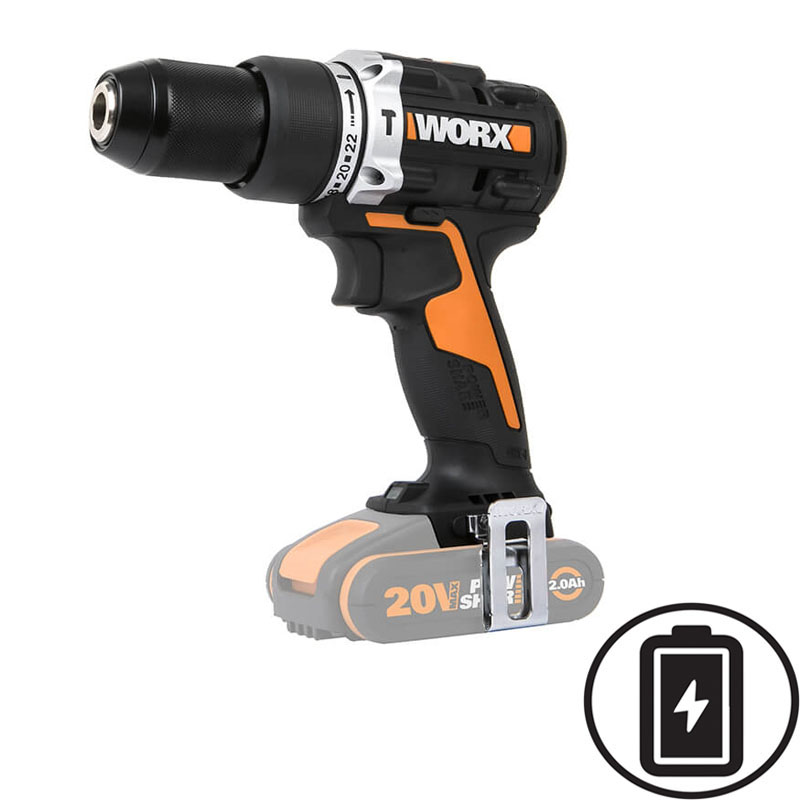 WORX WX352.9 ΔΡΑΠΑΝΟΚΑΤΣΑΒΙΔΟ ΜΠΑΤΑΡΙΑΣ 20V - ΧΩΡΙΣ ΜΠΑΤΑΡΙΑ