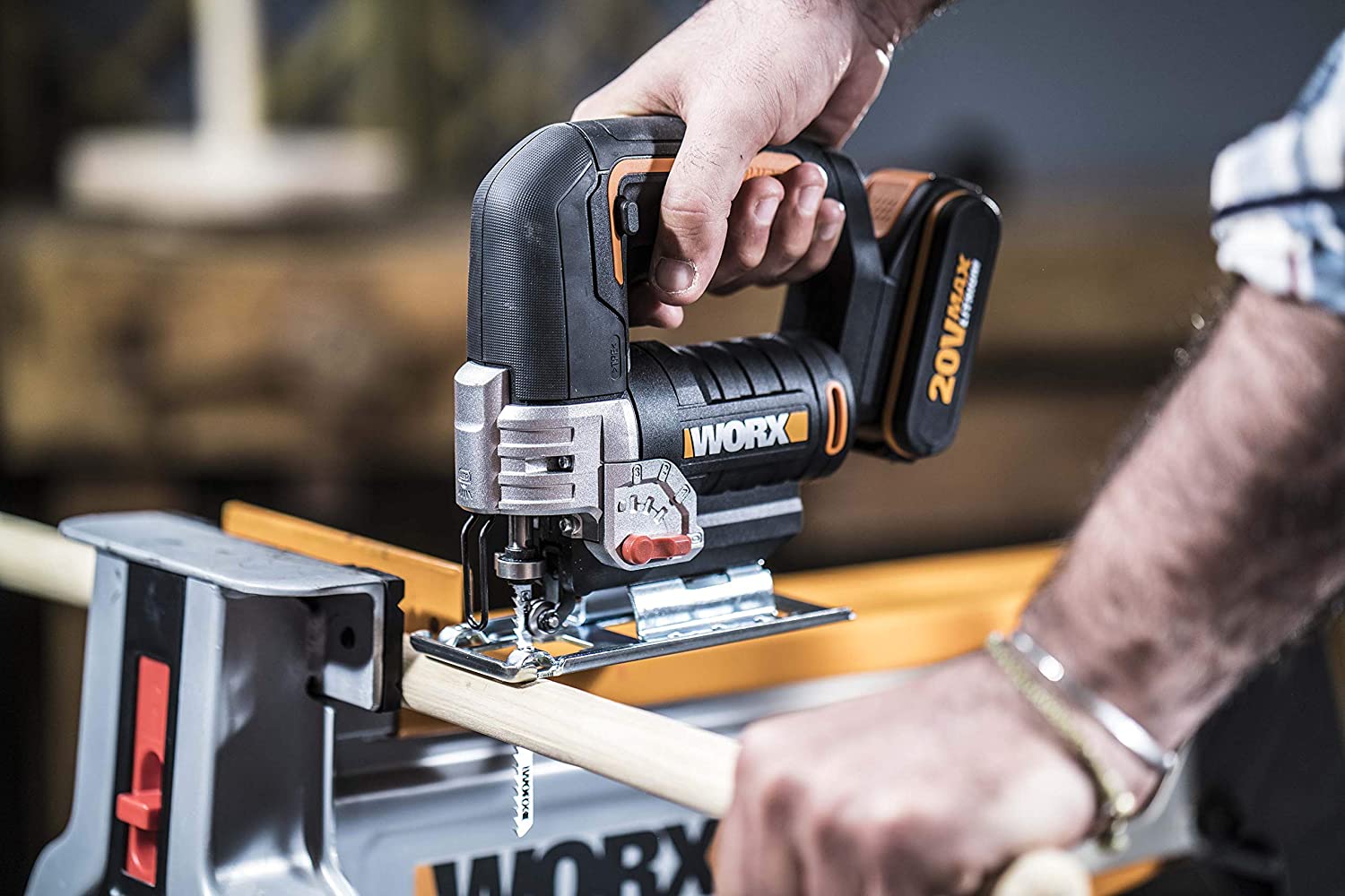 WORX WX543.9 JIGSAW 24MM SOLO 20V