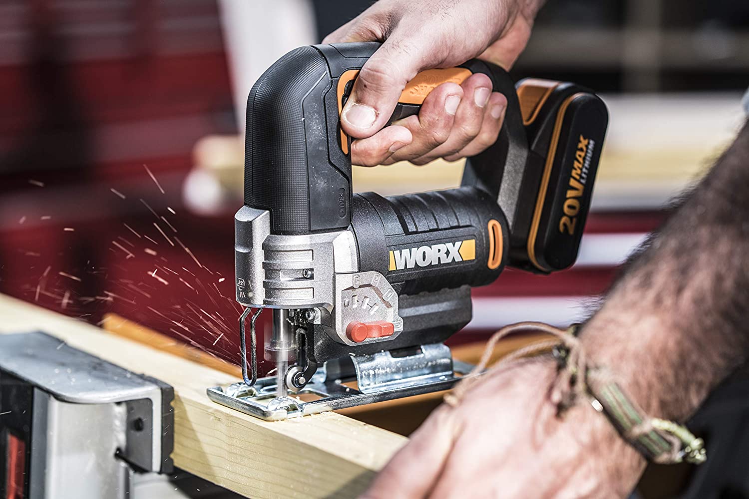 WORX WX543.9 JIGSAW 24MM SOLO 20V