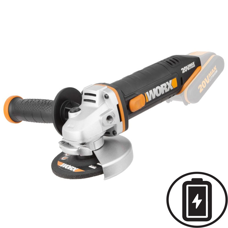 WORX WX800.9 ANGLE GRIDNER 115MM SOLO 20V