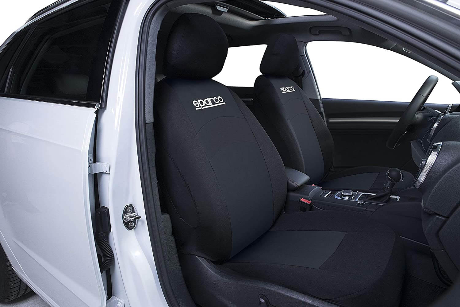 SPARCO SEAT COVER SET BLACK SPS402 BLACK