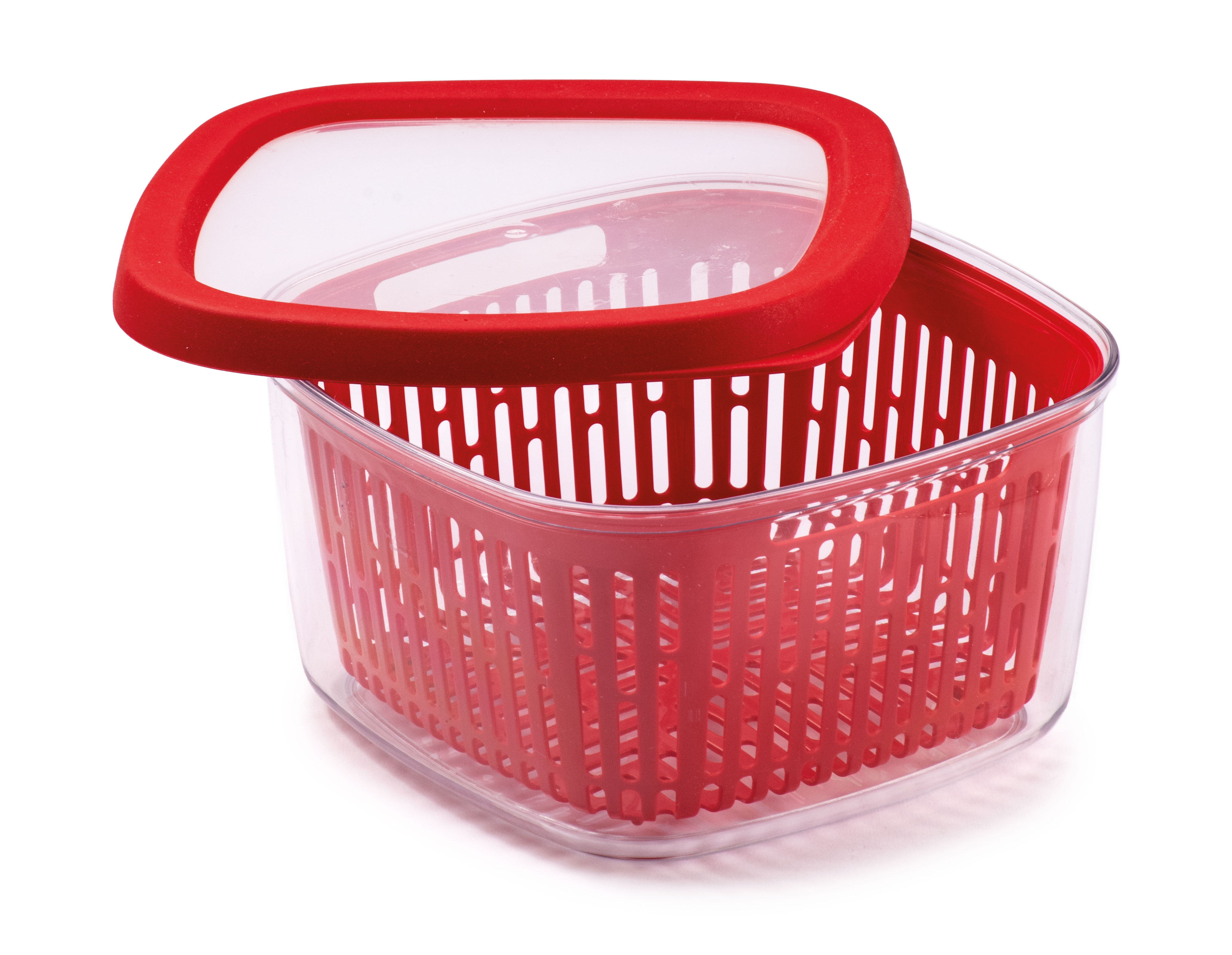 SNIPS AROMA PLASTIC FOOD CONTAINER 1.5L RED