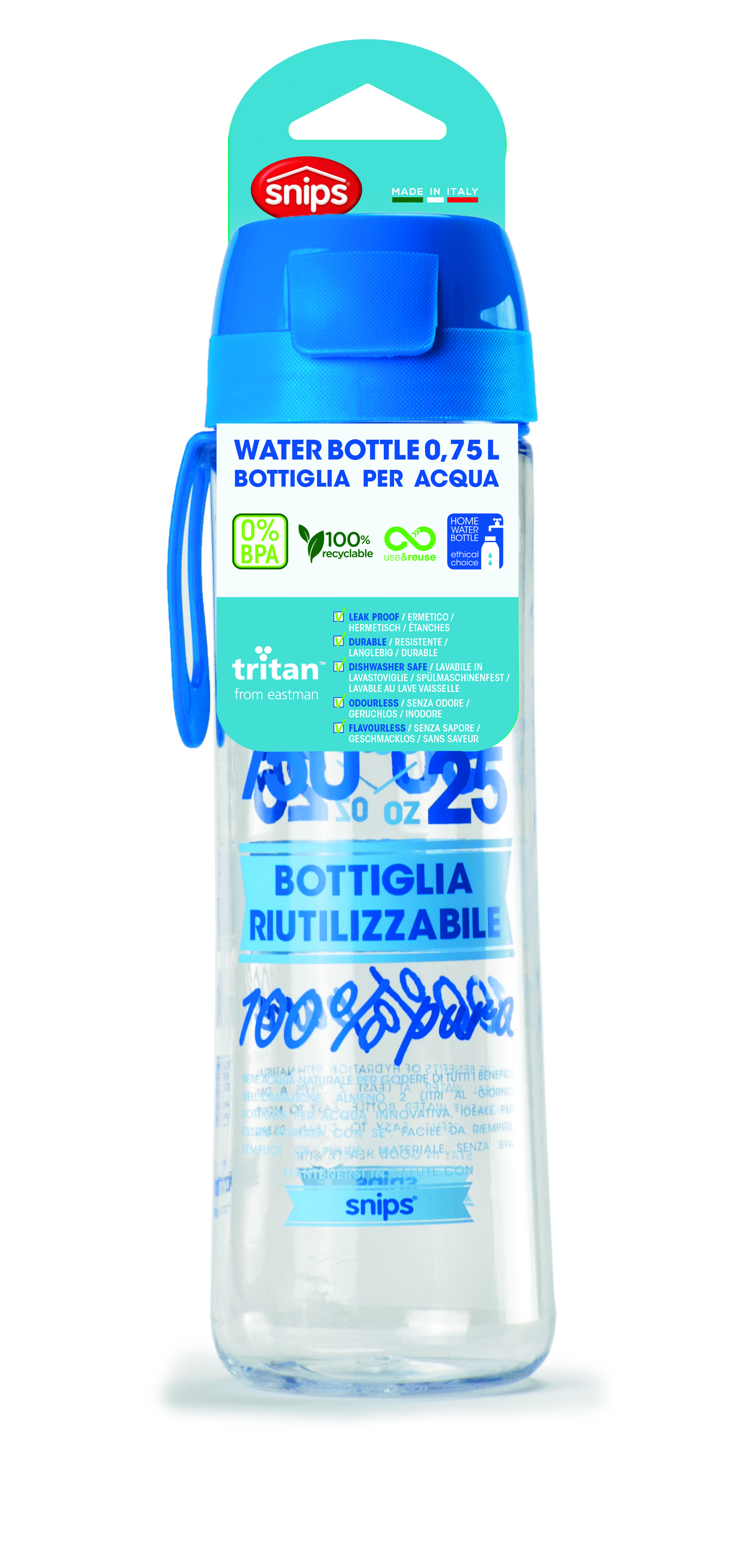 TRITAN RENEW BOTTLE 0.75L BLUE