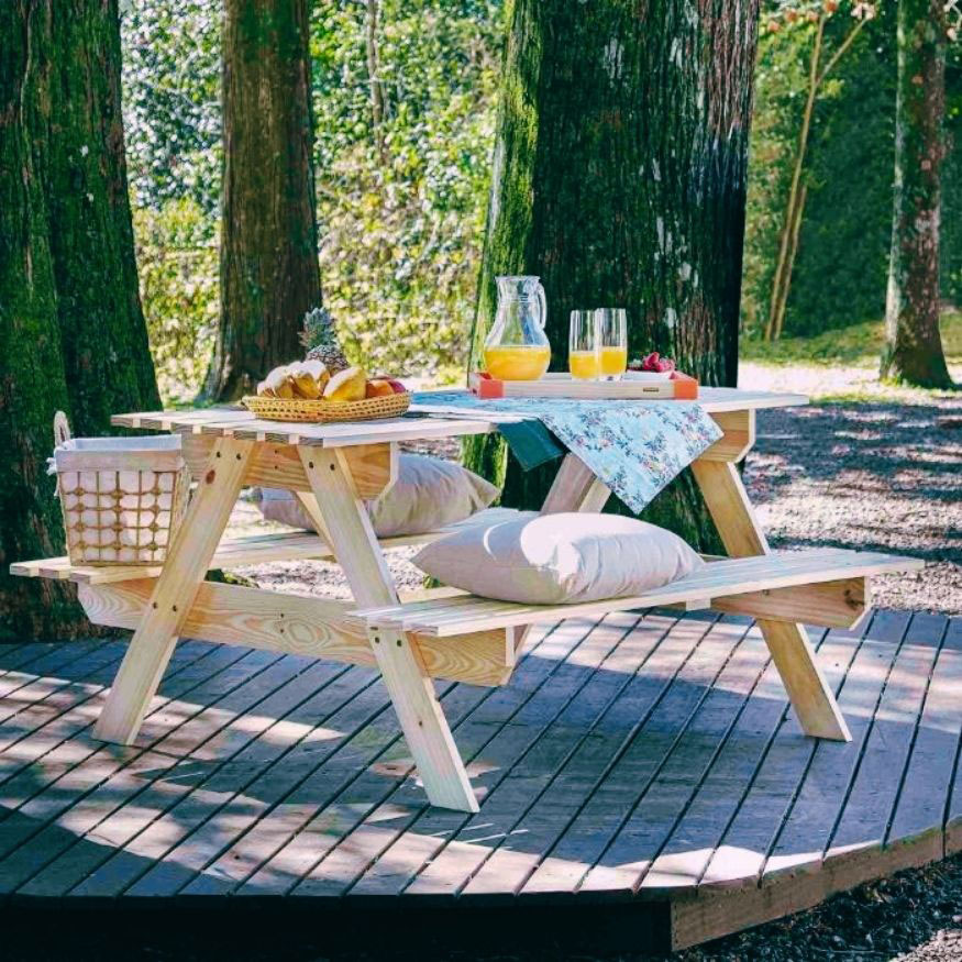 TRAMONTINA PICNIC TABLE 148X130.5X71CM