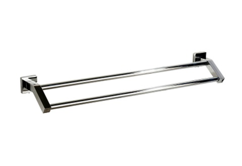 HOFER IRETE DOUBLE TOWEL BAR CHROME