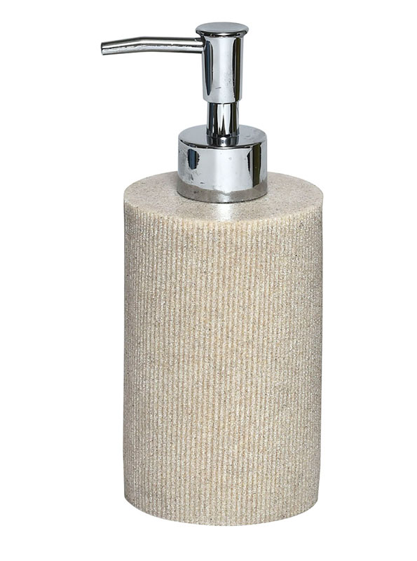 TENDA SOAP DISPENSER WITH STRIPE NATURAL