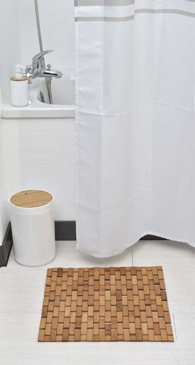 TENDA BATH MAT ANTI SLIP DUCKBOARD 62X45CM BAMBOO