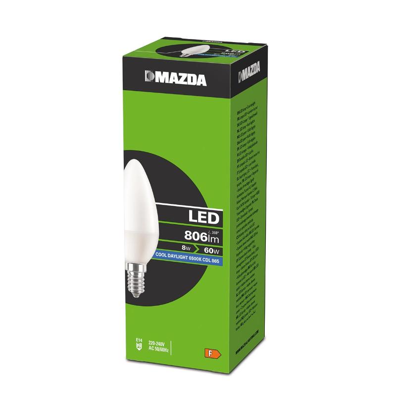 MAZDA LED 60W B35 E14 865 ND