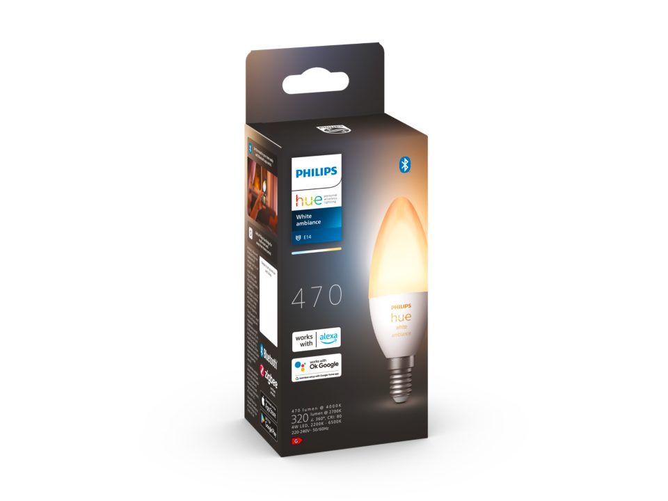 PHILIPS HUE 1 PACK AMBIANCE KΕΡΙ E14 HUE