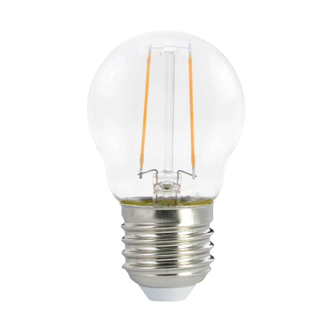 SUNLIGHT 'FILAMENT' LED 2.5W G45 LAMP E27 250LM 2700K CLEAR