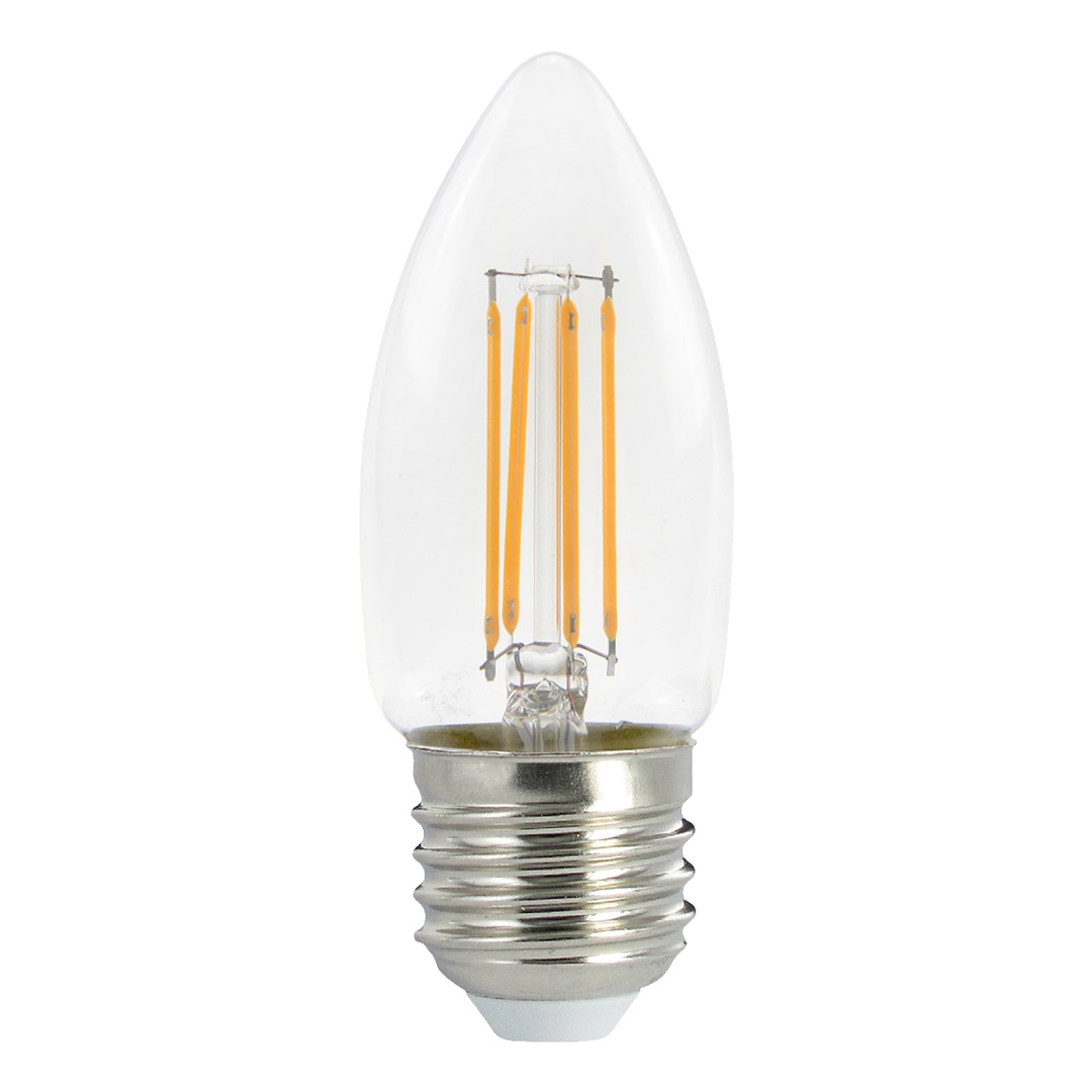 SUNLIGHT 'FILAMENT' LED 4.5W C35 LAMP E27 470LM 2700K CLEAR