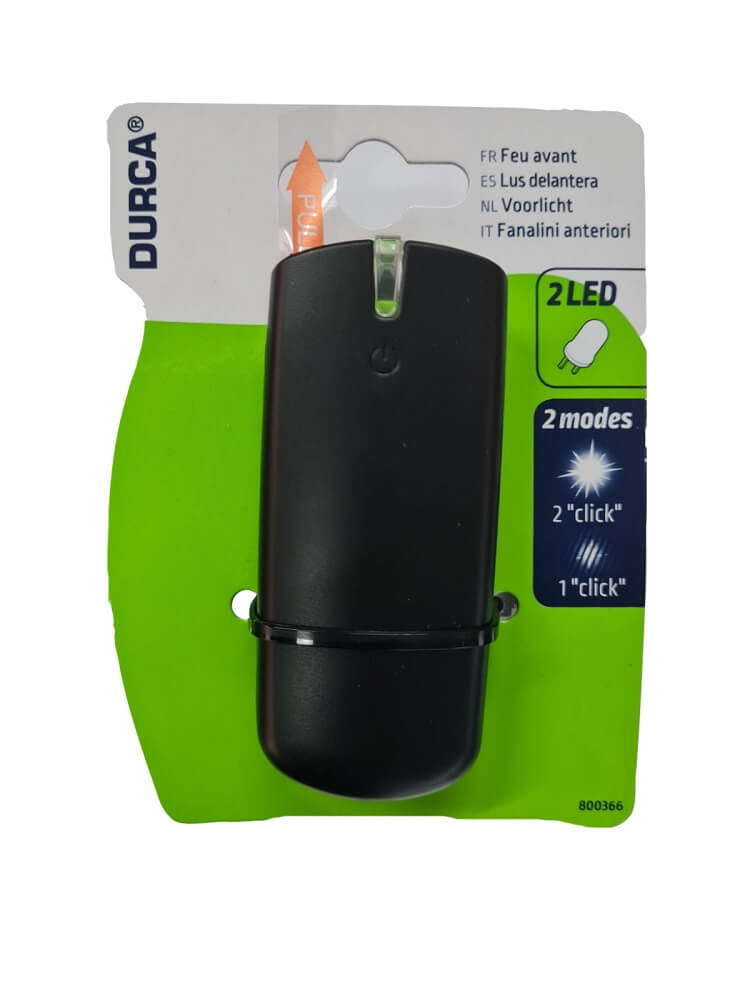 DURCA LED LIGHT FRONT 2 LED/2 MODES