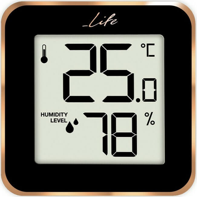 LIFE 221-0228 ALUMINIUM MINI ROSE GOLD THERMOMETER