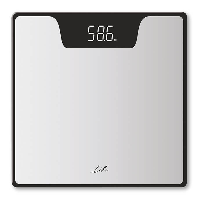 LIFE 221-0217 DIGITAL BATHROOM SCALE 30X30CM