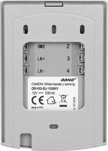 ORNO 651031 SINGLE VIDEO DOORPHONE AMMO 4.3''