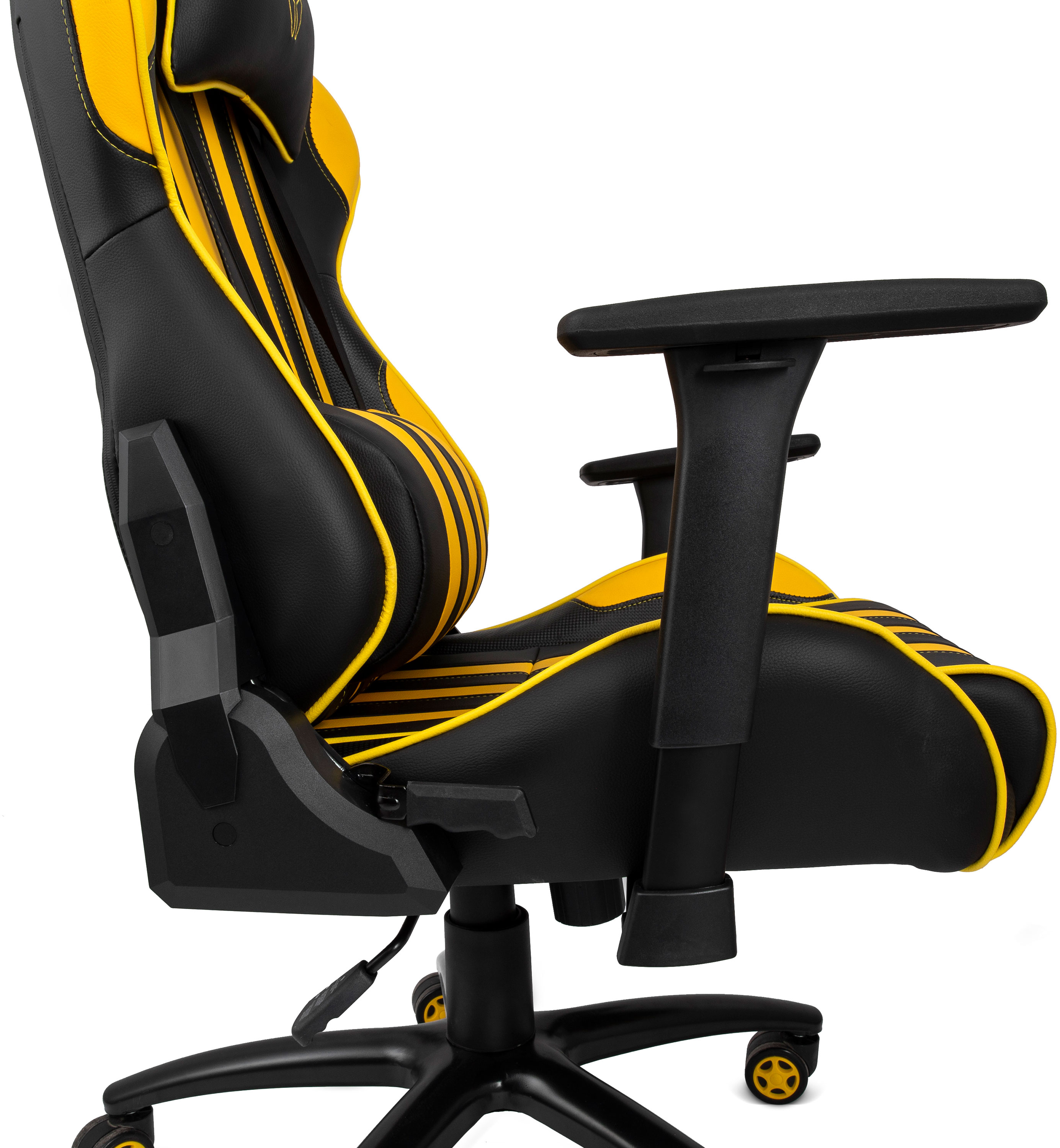 YENKEE YGC 100YW HORNET GAMING CHAIR YELLOW/BLACK 658x315x830MM