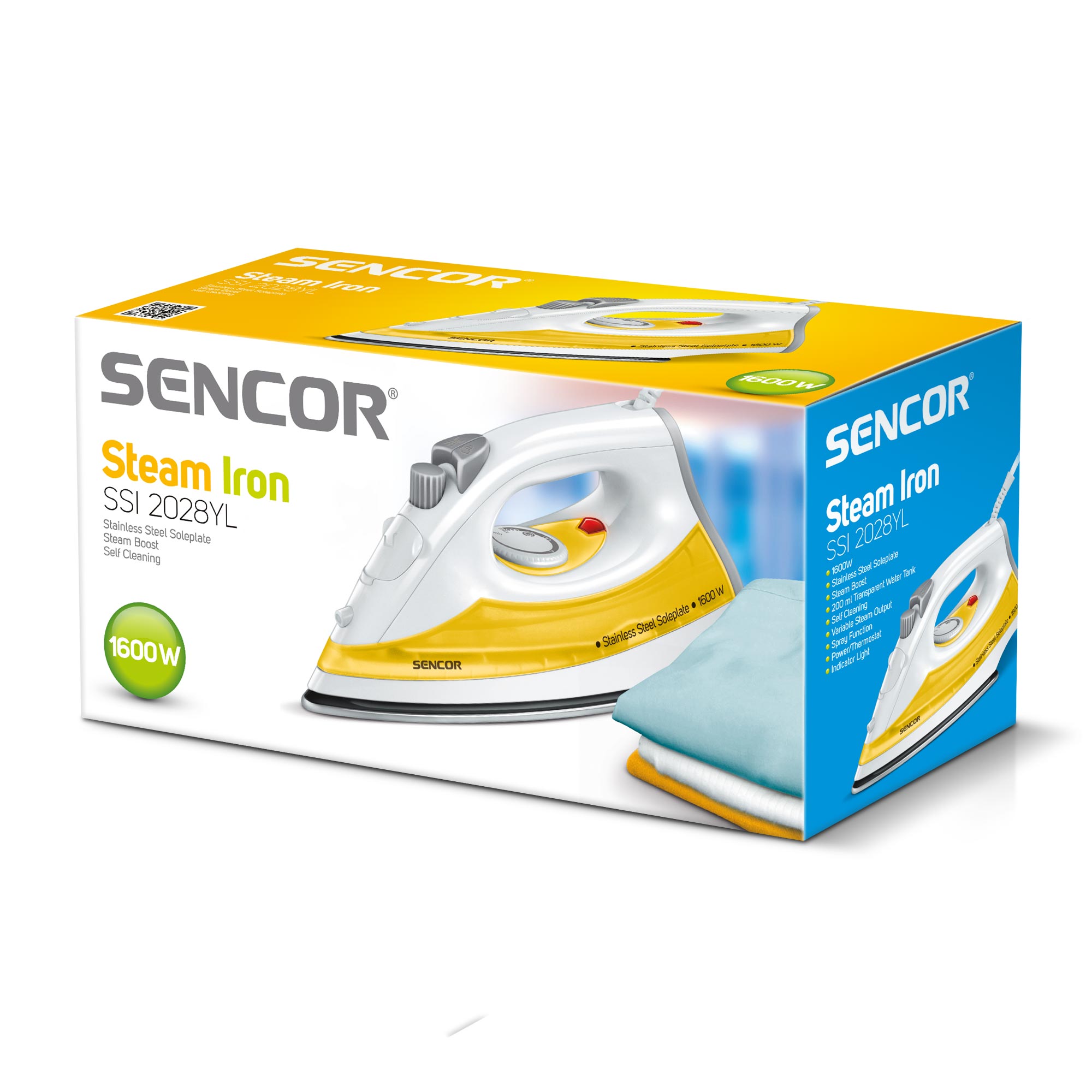 SENCOR SSI 2028YL ΣΙΔΕΡΟ ΑΤΜΟΥ 200ML 1.6KW