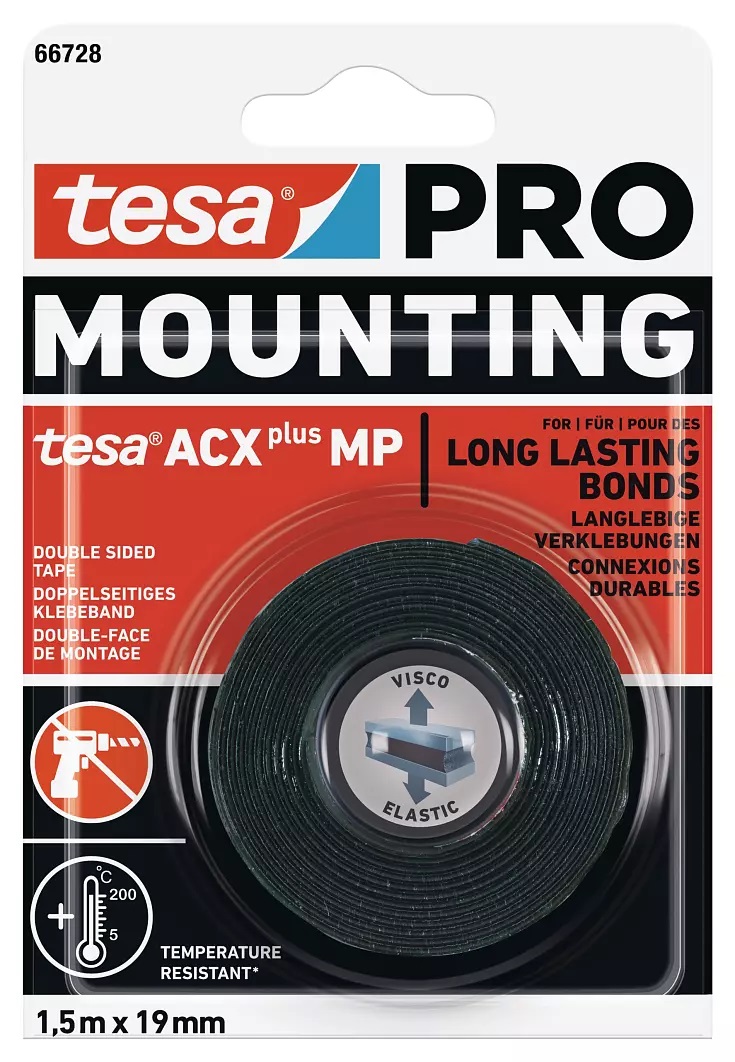 TESA PRO DOUBLE-FACE TAPE ACX+ MP 1.5Mx19mm