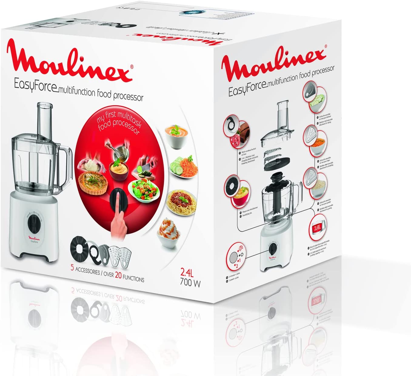 MOULINEX FP244110 FOOD PROCESSOR 700W 2.4L