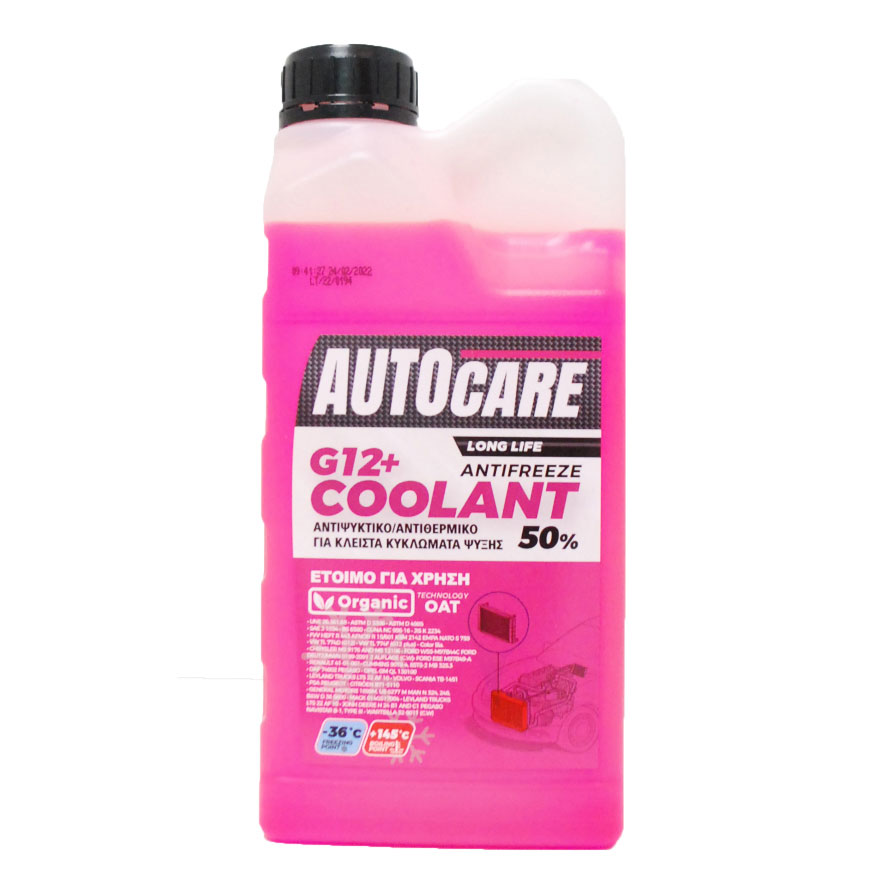 AUTOCARE COOLANT ANTIFREEZE G12+ 1L