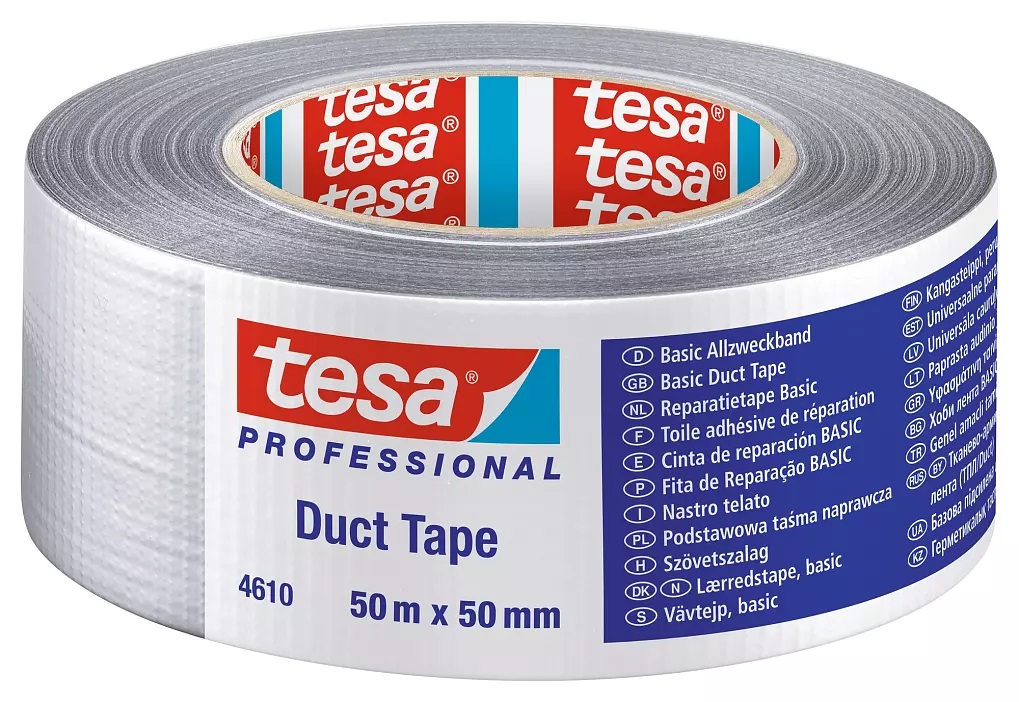 TESA BASIC CLOTH TAPE 50Mx50mm GREY