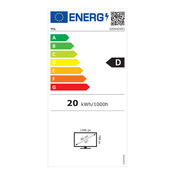 TCL 32DD429 ΤΗΛΕΟΡΑΣΗ LED HD 100PPI 32''