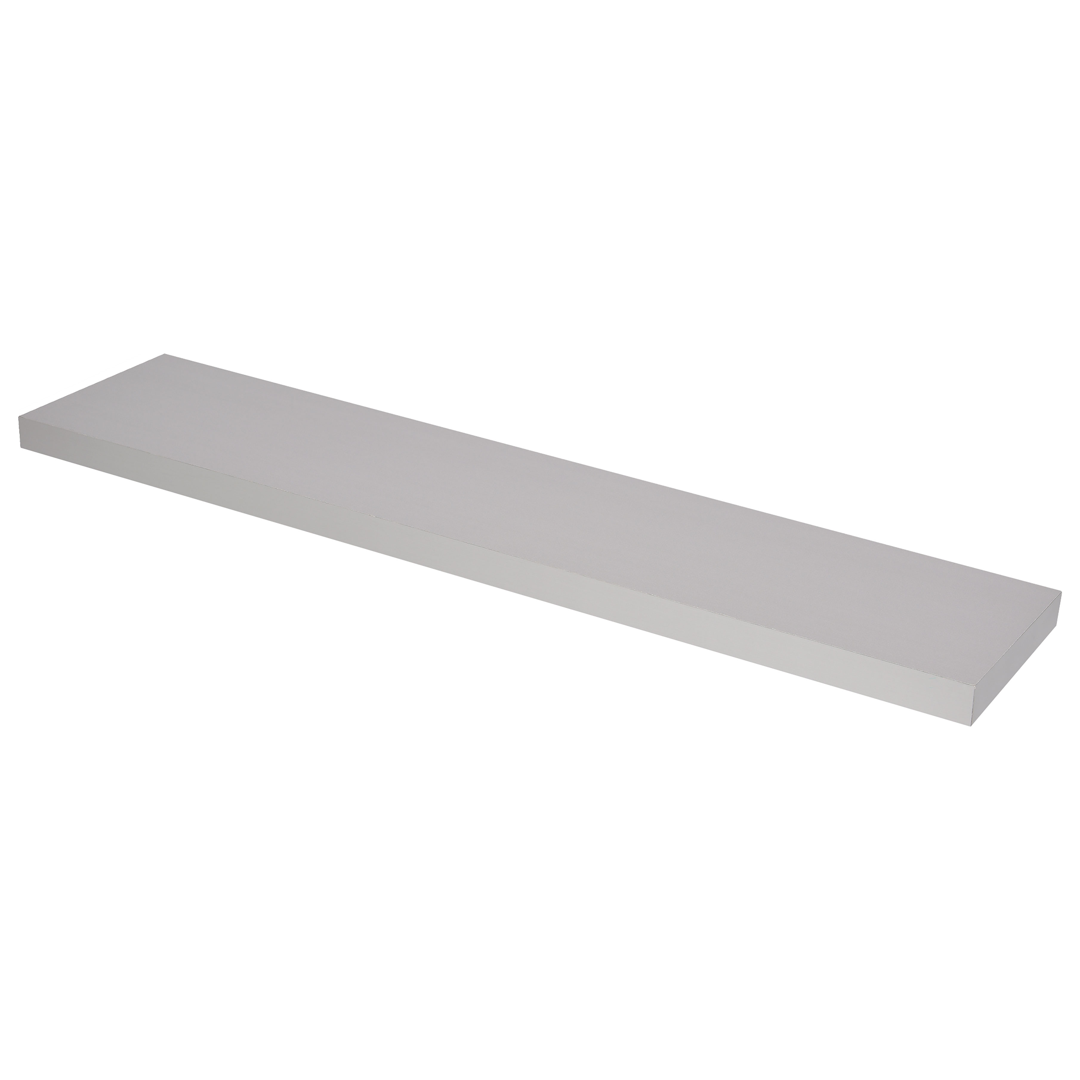 WALL FLOATING SHELF 118CM XL4 ALUMINIUM PAPER