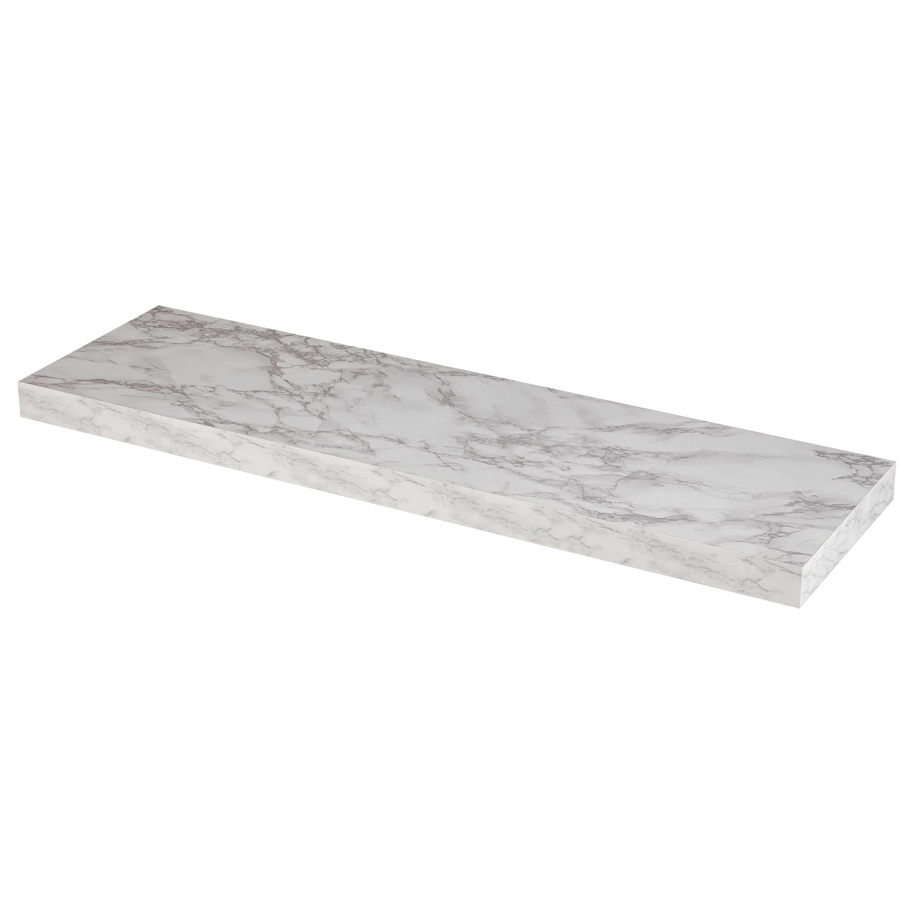 DURALINE WALL SHELF XL4 LIGHT MARBLE 38MM 80X23.5CM 